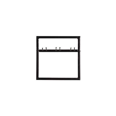 SIT Möbel Wandregal für 3 Gläser | Metall antikschwarz | B 35 x T 15 x H 35 cm | 01053-34 | Serie THIS & THAT