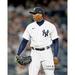 Aroldis Chapman New York Yankees Unsigned Ninth Inning Pitching vs. Red Sox Photograph