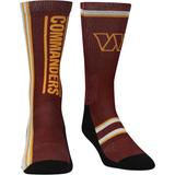 Youth Rock Em Socks Burgundy Washington Commanders Classic Uniform Crew