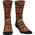 Youth Rock Em Socks Black Washington Commanders Logo Sketch Crew