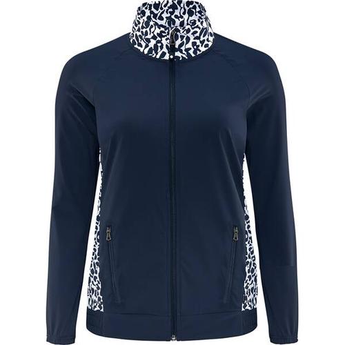 SCHNEIDER SPORTSWEAR Damen Blouson CAMRYNW-JACKE, Größe 40 in dunkelblau/weiß