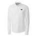 Men's Cutter & Buck White Washington Commanders Advantage Pique Long Sleeve Button-Down Shirt