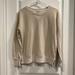 American Eagle Outfitters Sweaters | American Eagle Cream- Gold Crew | Color: Cream/Gold | Size: S