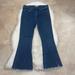 Free People Jeans | Free People Flare Raw Hem Jeans | Color: Blue | Size: 29