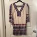 Free People Dresses | Free People Ivory Comb Dress; Size M | Color: Blue/Cream | Size: M