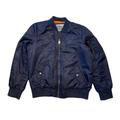 Levi's Jackets & Coats | Levi’s Levi Strauss Navy Blue Ma-1 Bomber Jacket Medium | Color: Blue/Orange | Size: M