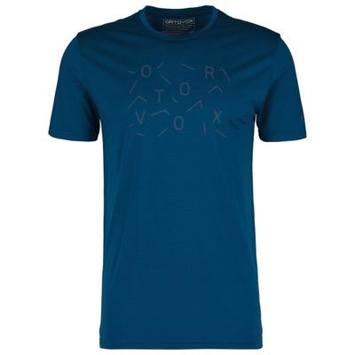Ortovox - 150 Cool Lost TS - Merinoshirt Gr L;M;S;XL;XXL blau;orange;rot