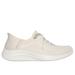 Skechers Women's Slip-ins: Ultra Flex 3.0 - Brilliant Sneaker | Size 10.0 | Natural | Textile | Vegan | Machine Washable