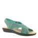 Easy Street Claudia - Womens 8 Green Sandal W2