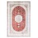 Shahbanu Rugs Rust Red, Sino Tabriz, 250 KPSI Clearance Hand Knotted Silken, Oversized Oriental Rug (12'0" x 18'4")