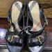 Burberry Shoes | Authentic Burberry Wedges | Color: Black/Tan | Size: 6.5