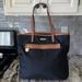 Michael Kors Bags | Michael Kors Black Kempton Large Nylon Tote Bag | Color: Black/Brown | Size: Os