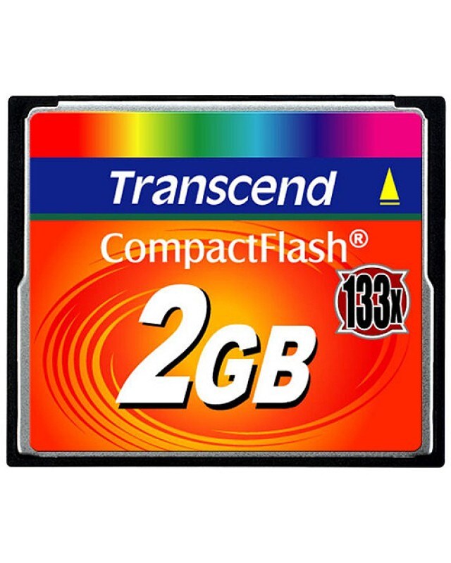 Transcend Flash-Speicherkarte 2 GB 133x CompactFlash Image