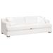 Orient Express Furniture Dean 92" Square Arm Sofa Polyester in White | 32 H x 92 W x 40 D in | Wayfair 6604-3.BOU-SNO/NG