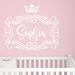 Decal House Princess Crown Frame Wall Decal Vinyl in Orange | 22 H x 26 W in | Wayfair f42orange