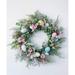 The Holiday Aisle® Ansuma 19" Handmade Decorative Easter Eggs Wreath for Your Front Door /Twig in Blue/Brown/Green | 19 H x 19 W x 2 D in | Wayfair