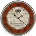 Red Horse Arts Crown Circular Wall Clock Wood in Brown | 15 H x 15 W x 2.5 D in | Wayfair CLPP-SN-5019L