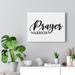 Trinx Prayer Warrior - Wrapped Canvas Textual Art Canvas in Black/White | 12 H x 16 W x 1.25 D in | Wayfair E75FD5DC19DB4E8BA3541AA09FD65140