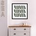 Corrigan Studio® The Modern Tribe By Statement Goods Framed Wall Art Print Paper in Black/Green/White | 21 H x 21 W x 0.8 D in | Wayfair