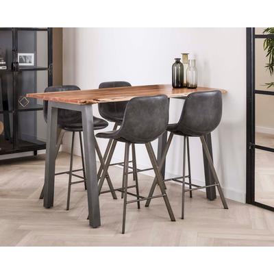 designline »Edge« Massivholz Stehtisch 147x92x80 cm Image