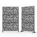 4 ft.W X 6 ft.H Laser Cut Series Metal Privacy Screen