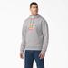 Dickies Men's Water Repellent Logo Hoodie - Heather Gray Size S (TW22A)