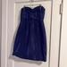 J. Crew Dresses | J Crew Navy Strapless Mini Dress Party Wedding 6 Petite | Color: Blue | Size: 6p