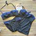 Athleta Swim | Athleta Bathing Suit Set | Color: Black/Blue | Size: Xxs And Xs