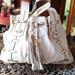 Michael Kors Bags | Michael Kors Large White Leather Tassel Purse | Color: Gold/White | Size: Large