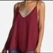 Free People Tops | Intimately Free By Free People Deep V Camisole Bandeau | Color: Brown/Red | Size: S