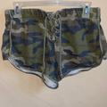 American Eagle Outfitters Shorts | American Eagle- Lace Up Camo Shorts- Small | Color: Black/Green | Size: S