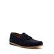 Dune Mens BART Suede Loafers Size UK 8 Navy Flat Heel Loafers