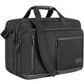 VANKEAN Laptop Briefcase for Men Women, Fits Up to 17.3 Inch Laptops Premium Shoulder Bag with Strap Expandable Messenger Bag, Water-Repellent Laptop Case Computer Bag for Travel/Business/School