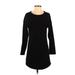 H&M Casual Dress - Sweater Dress: Black Dresses - Women's Size X-Small