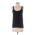 Ann Taylor LOFT Outlet Tank Top Black Solid Scoop Neck Tops - Women's Size Small