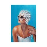 East Urban Home Swim Cap by Salma Nasreldin - Wrapped Canvas Painting Print Canvas | 8 W in | Wayfair 11883CF8922A4D79AA0840FD08CA3E27