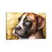 East Urban Home Boxer Puppy by George Dyachenko - Wrapped Canvas Painting Canvas | 18 H x 26 W x 1.5 D in | Wayfair