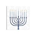 East Urban Home Sophisticated Hanukkah II by Victoria Borges - Wrapped Canvas Graphic Art Canvas | 12 H x 12 W x 0.75 D in | Wayfair