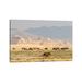 East Urban Home USA, Utah, Tooele County. Wild Horses Grazing by Jaynes Gallery - Wrapped Canvas Photograph Metal | 26 H x 40 W x 1.5 D in | Wayfair