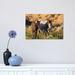 East Urban Home Wild Horses in Theodore Roosevelt National Park, North Dakota, USA by Chuck Haney - Wrapped Canvas Photograph Canvas | Wayfair