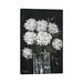 East Urban Home White Hydrangeas I by Kate Sherrill - Wrapped Canvas Painting Canvas in Black/Blue/Brown | 12 H x 8 W x 0.75 D in | Wayfair
