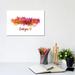 East Urban Home Calgary Skyline by Paul Rommer - Wrapped Canvas Graphic Art Canvas | 8 H x 12 W x 0.75 D in | Wayfair