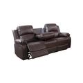 Lifestyle Furniture Naomie 2 Piece Faux Leather Reclining Living Room Set Faux Leather | 40 H x 82 W x 37 D in | Wayfair Living Room Sets