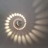 Wandleuchte led, Moderne Wandlampe Innen Wandlicht mit Spirale Effekt, Art Decor Lampe für