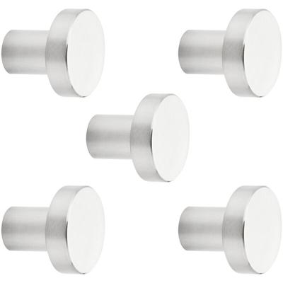 So-tech - 5er Pack - Möbelknopf EK03 ø 20 mm Edelstahl gebürstet Möbelknauf von sotech Image