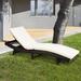 Gymax Set of 2 Foldable Patio Rattan Chaise Lounge Chair w/5 Back - See Details