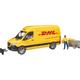 Bruder 02671 Mb Sprinter Dhl Mit Fahrer