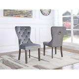 Best Quality Furniture Tufted Upholstery Dining Chairs (Set of 2)