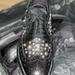 Burberry Shoes | Authentic Burberry Men's Black Alexton Studded Oxfords 7.5 Will Fit Women 8.5 | Color: Black | Size: 7.5