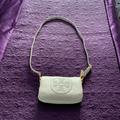 Tory Burch Bags | Authentic Tory Burch Off White Crossbody Bag | Color: Cream | Size: 7” W X 4 1/2” H X 2” D